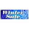 Signmission WINTER SALE BANNER SIGN store wide clearance signs discount 50% save big B-72 Winter Sale - alternate 1